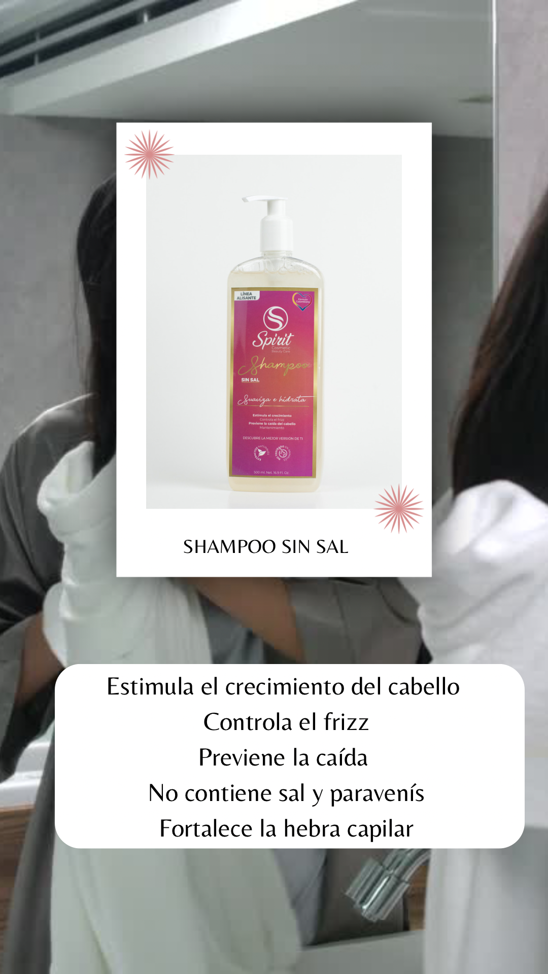 Shampoo sin sal Spirit